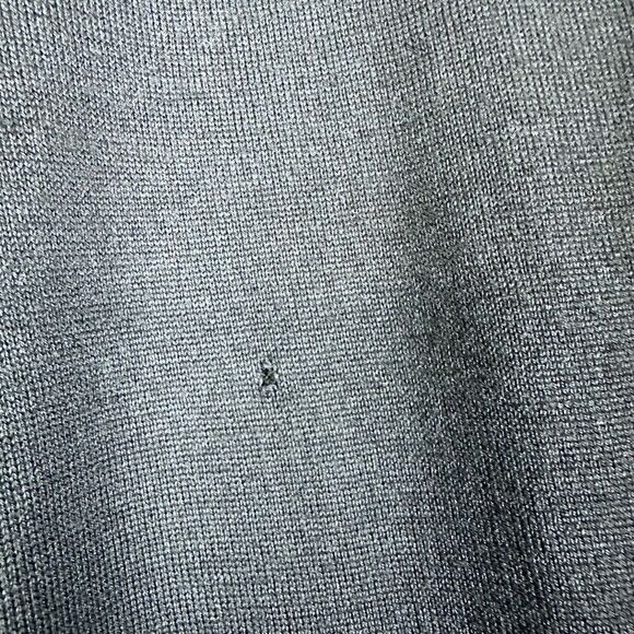 Jack Victor Montrose Wool Silk Cashmere Turtleneck Sweater Size Large Navy Blue - Picture 4 of 6